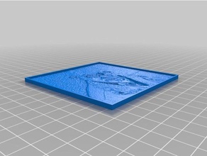lithophane marino 2d-Kunst kundengebundene 3d print model - Mito3D