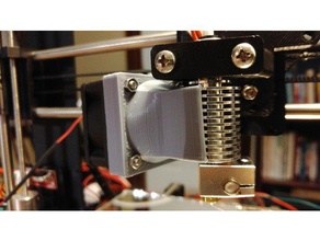 bowden heatbreak 40mm fan clip duct 3d printer parts mount extruder hotend cooling 3d print model - Mito3D