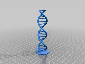 meu personalizados hélice biologia personalizado 3d print model - Mito3D