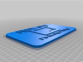 fuck off i'm making thing sign signs & logos customized 3d print model - Mito3D