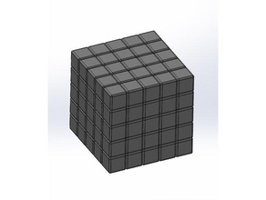 5 x cubo de rubik quebra-cabeças Quebra-cabeça 3d fidget quebra-cabeça rubiks cube 3d print model - Mito3D