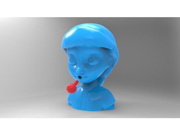elsa toothpaste dispenser bathroom cap 3D print model - Mito3D