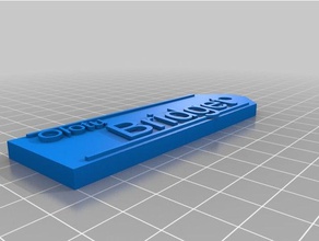 my customized gift tag signs & logos 3d print model - Mito3D