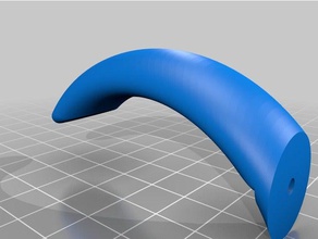 reprap fisher curved spool holder 3d printing 3d print model - Mito3D