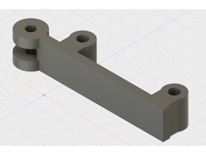 Kühler Halterung Befestigung pins extruder Lüfter 3d Drucker Zubehör ctc ctc-extruder geeetech 3d print model - Mito3D