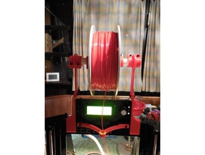 geeetech prusa i3 pro b spool holder 3d printer accessories filament mount stand 3d print model - Mito3D