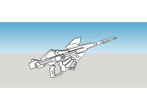 gundam banshee - arm models 3d print model - Mito3D