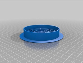 100mm circular grill cover household 3d print model - Mito3D