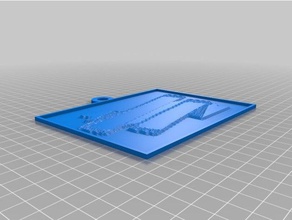 Doppel-Band 2d-Kunst kundengebundene 3d print model - Mito3D