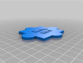 pezzo di puzzle 123456 La stampa 3d 3d print model - Mito3D