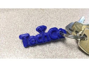 techco keychain signs & logos 3d print model - Mito3D