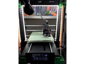 led strip holder 50 75mm wanhao maker select 3d printer accessories light mount plus duplicator i3 3d print model - Mito3D