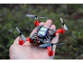 pico 110 pieghevole micro quad r c i veicoli banana scienza diydrones drone fpv racer quadcopter mini 3d print model - Mito3D