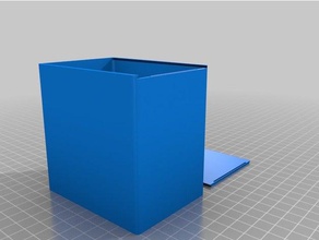 box4 recipientes personalizado 3d print model - Mito3D