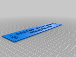 my customized custumizable nametag icons office 3d print model - Mito3D