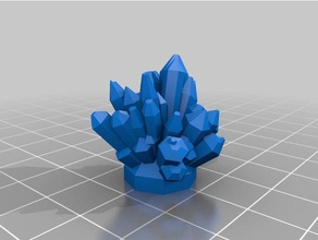 meu personalizados atualizado cristal gerador arte da matemática personalizado 3d print model - Mito3D
