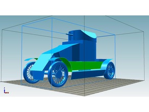 lanchester armadura coche ejército ruso modelos 3d print model - Mito3D