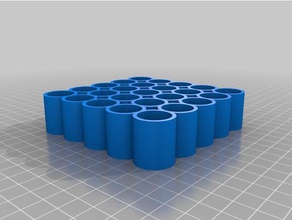 il mio personalizzato parametrico vassoio bottiglia piccola di e-liquido vernice smalto bottiglie organizzazione su misura 3d print model - Mito3D
