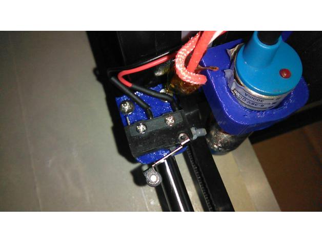 anet a6 extended x-axis limit switch staffa di utilizzare sensore induttivo Stampante 3d parti sonda 3D print model - Mito3D