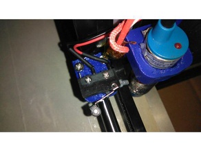 anet a6 extended x-axis limit switch bracket use inductive sensor 3d printer parts probe 3d print model - Mito3D