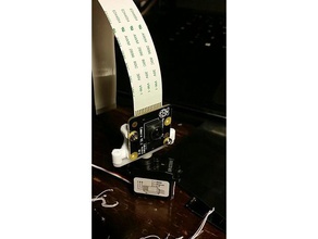 picamera servo mount camera microservo raspberry pi 3d print model - Mito3D