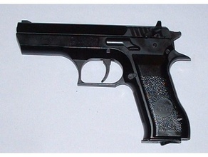 kwc jericho 941 pistola de aire los apretones hobby 3dprintable airsoft bbgun la manija parte el reemplazo 3d print model - Mito3D