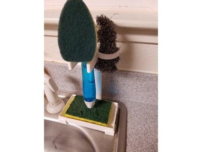 spugna piatto bacchetta titolare famiglia cucina lavello della utensile da pratico lavandino il sapone di porta vassoio la sponger gocciolatoio utile 3d print model - Mito3D
