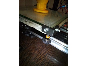 tevo tarantula mounting mirrors bed v20 3d printer accessories mirror mount 3d print model - Mito3D