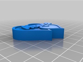 maya corazón organización personalizado 3d print model - Mito3D