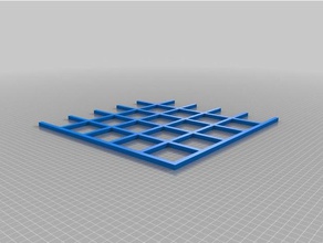 5x5 grid extension 3d slash 3d print model - Mito3D