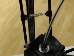 kossel grampos de mola 5mm hastes Impressora 3d acessórios anycubic tubo carbono clipe 2020 a vareta primavera 3d print model - Mito3D