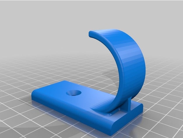 simple headphone holder household 3D print model - Mito3D