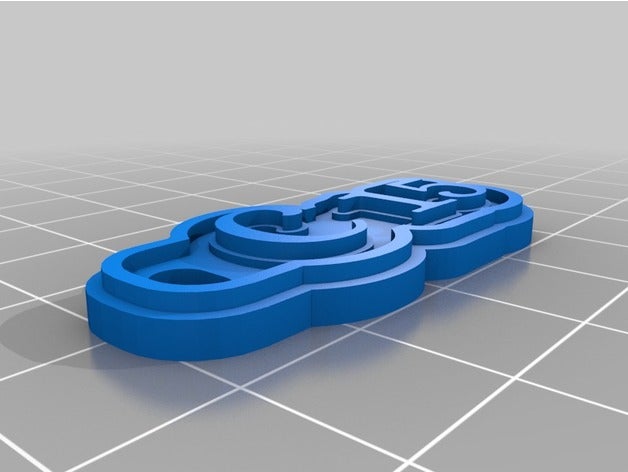 15 c Anahtarlık özelleştirilmiş 3D print model - Mito3D