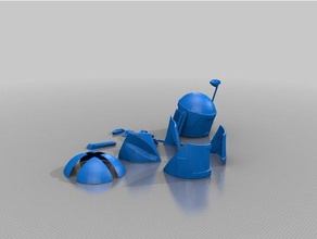 bo katan casque L'impression 3d 3d print model - Mito3D