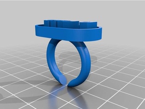 r pass les anneaux personnalisé 3d print model - Mito3D