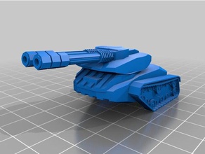 my customized procedural miniature game tank - all random games 3d print model - Mito3D