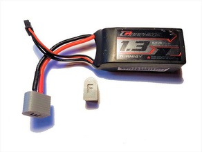 xt60 lipo conector tampa de segurança r c veículos baterias a bateria pac caso cobrança vazio fim end-cap cheio indicador cofre xt-60 xt 60 3d print model - Mito3D