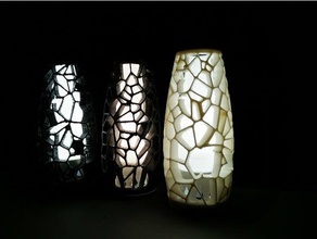 lampe à led décor 3d print model - Mito3D
