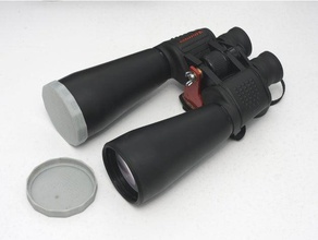 celestron skymaster binocular caps sport & outdoors astronomy-binoculars binoculars lens cap 3d print model - Mito3D