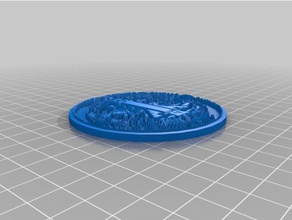 özelleştirilmiş Anahtarlık lithopane su benim 3d print model - Mito3D