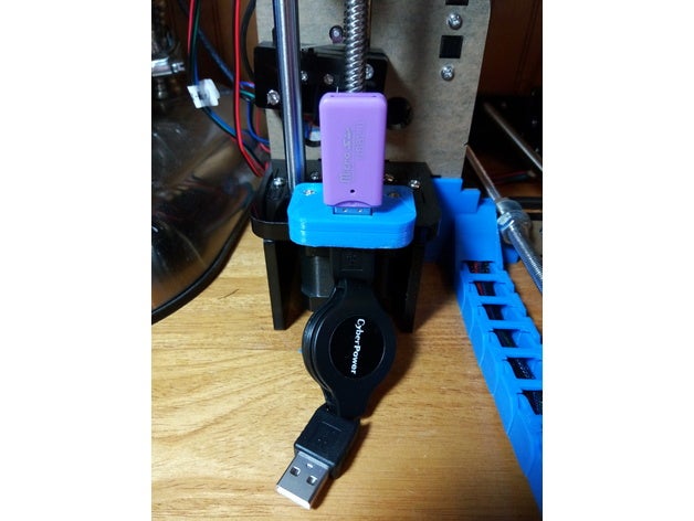 usb de la impresora 3d montaje Impresora accesorios acc anet a8 micro tarjeta sd titular mirco 3D print model - Mito3D