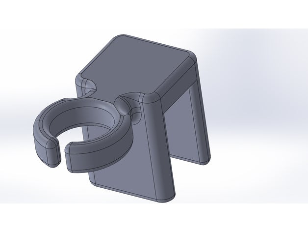 anet a6 filamento guia aberta fechada Impressora 3d de peças 3D print model - Mito3D