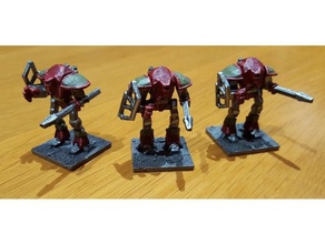 epic scale imperial knight lancer games 40k 6mm armageddon epic40k miniatures tabletop warhammer 3d print model - Mito3D
