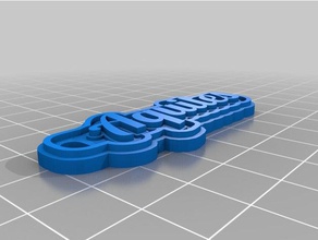 aquiles keychains customized 3d print model - Mito3D