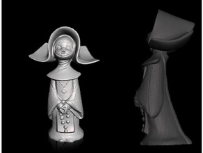 religieux statue - statuetta religiosa estatua religieuse analyses & répliques de la religion 3d print model - Mito3D