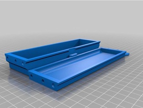 folding pen case containers box chest 3d print model - Mito3D