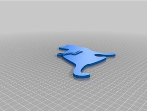 mi llavero personalizado llaveros 3d print model - Mito3D