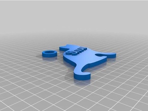 mi llavero personalizado llaveros 3d print model - Mito3D