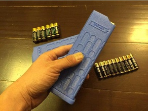 batterymag aaa batteries 3d printing printer battery holder 3d print model - Mito3D