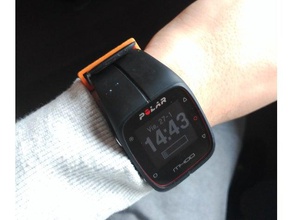 polar m400 soporte para la correa accesorios revisión de reemplazo el smartwatch banda reloj 3d print model - Mito3D